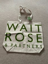 Cream Waitrose Cotton Tote Bag