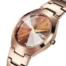 Quartz Watch Steel Waterproof
