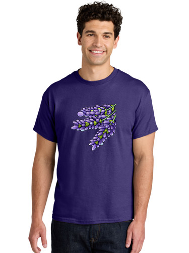 Lavender sprigs mens graphic - mens,