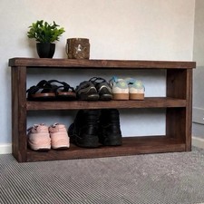 Rustic Shoe Bench - Handmade