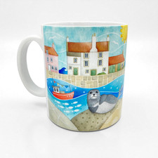 Seal Mug - Pittenweem Harbour