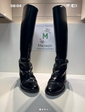 Regent Riding Boots Size 6 Black Leather