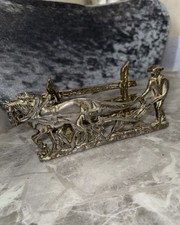 Vintage Brass Letter Rack