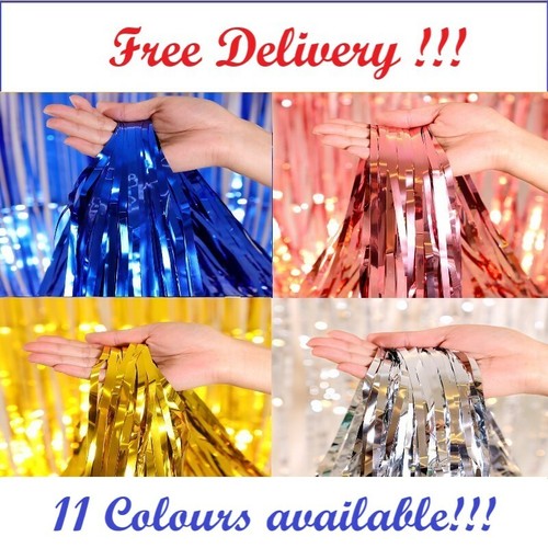 Foil fringe tinsel shimmer - fringe,