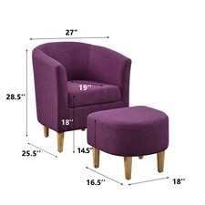 Accent Armchair Fabric