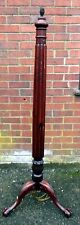 Regency antique solid mahogany country house standard tall lamp Gillows style 