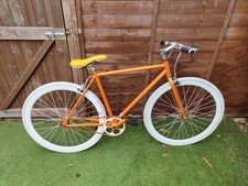 Orange logo fixie single - no,
