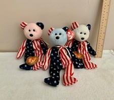 ty Beanie Babies Spangle x3