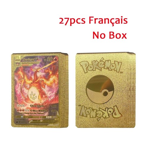 55pcs pokemon card foil gold - pokemon,