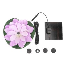 Solar Fountain Lotus Floating