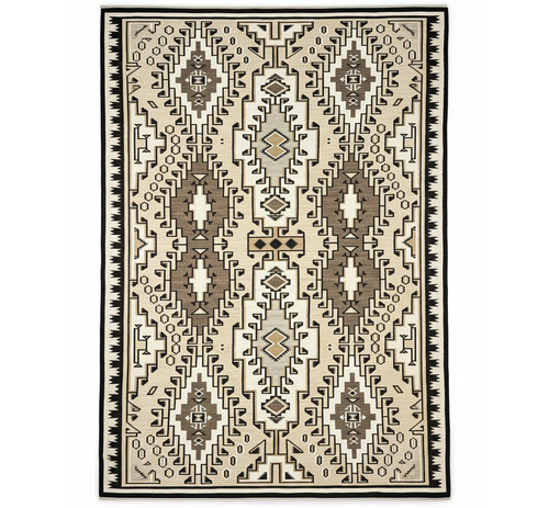 Large wool kilim navajo - wool,