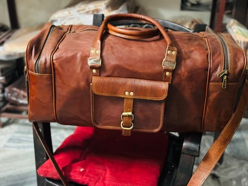 Vintage men leather travel - leather,