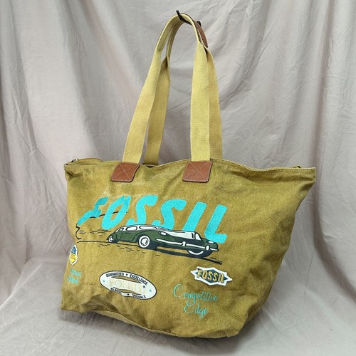 Vintage fossil large canvas - vintage,