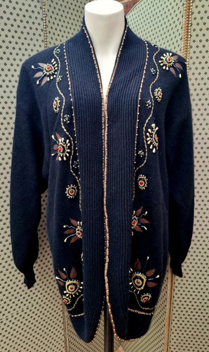 Vintage cardigan coat jacket - cardigan,