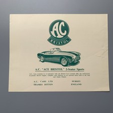 AC Ace Bristol 1956 Original