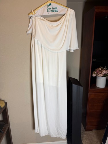 Bcbgmaxazria white draped - white,
