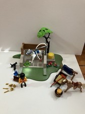 Playmobil Horses: 4193 Horse Washing Station Building Kit With Accessories.