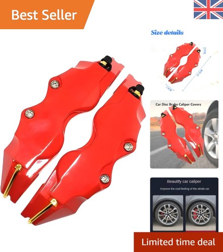 Universal red car brake - car,