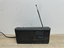 Academy Vintage Retro Style PORTABLE AC/DC OPERATE RADIO Tested & Working