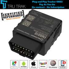 TruTrak GPS Tracking device - Van Car Coach OBD II Tracker- Refurbished