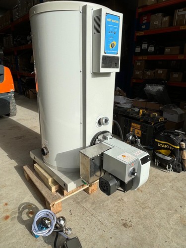 Waste oil burner boiler for