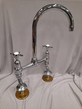 CHROME BRIDGE MIXER TAPS