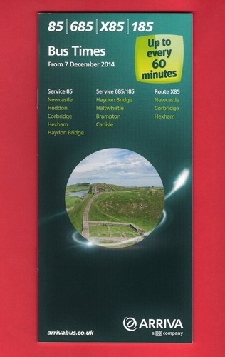 Bus timetable arriva - -, north