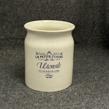 Debenhams La Petite Cuisine Cream Utensil Jar Pot Holder French Country Kitchen