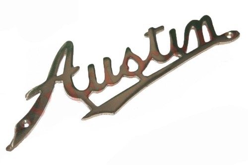 Radiator austin script - radiator, badge