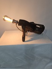 The KNOT.  Driftwood Lamp Made
