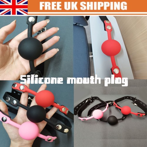Silicone ball gag - silicone,