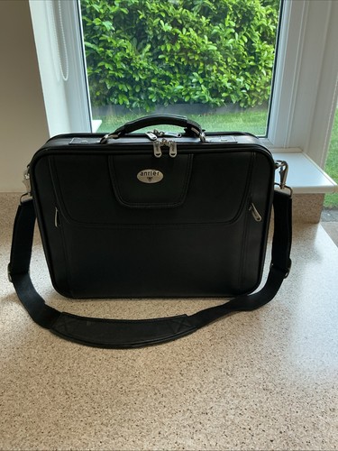 Antler black laptop messenger - black, laptop/messenger