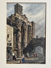 An incredible painting - TEMPLE OF MARS ULTOR IN ROME - Samuel Prout ?