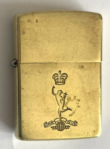 Vintage brass zippo lighter - zippo,