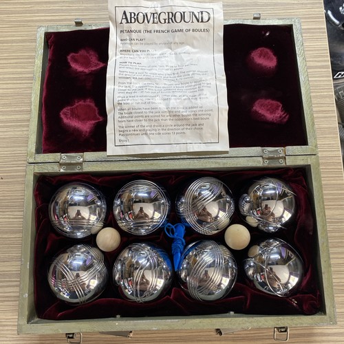 Vintage petanque chrome plated - petanque,