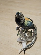 Ens Volkstedt Porcelain Figurine Pheasant Bird Animal Figurine 30cm Hand Painted