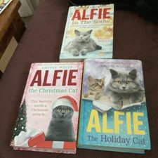 3x Alfie The Cat Series Hardback  by Rachel Wells  