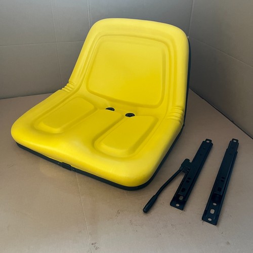 Yellow vinyl low back seat - yellow,