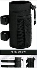 Universal Bike Cup Holder with Mesh Pocket, Insulated Bottle Holder for Mountain