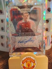 Wayne Rooney Auto Panini Prizm