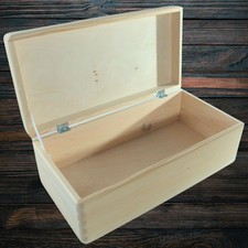 Long Wooden Keepsake Storage