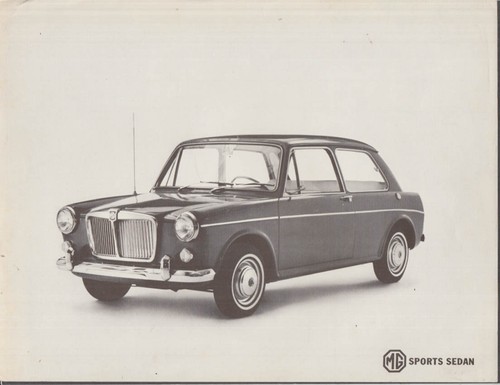 Sports sedan sell sheet - mg,
