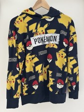 NWOT Next Blue Offical Pokémon Pikachu Boys Hoodie Age 12
