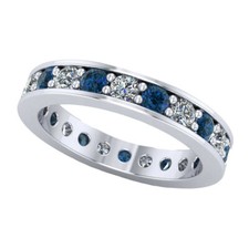 Round Blue Sapphire Diamond