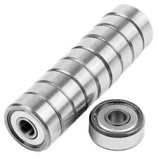 10Pcs ZZ Stainless Steel Deep Groove Ball Bearings Miniature Sealed High-speed