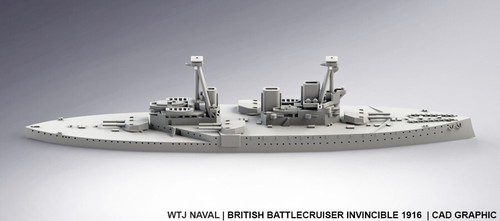 700 hms invincible 1916 - 1:700,