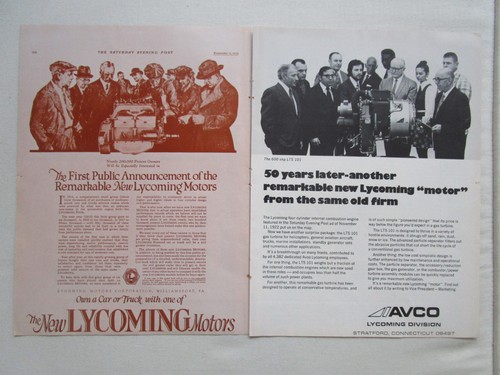 1972 pub avco lycoming - lycoming, lts