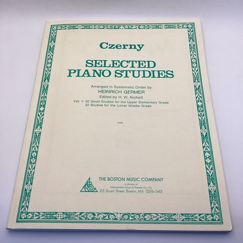 Czerny selected piano studies - czerny:,