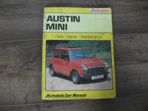 Autodata book mini 1962 - book, 1962-1986