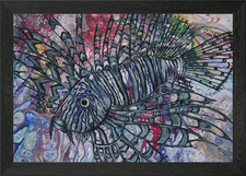 Lion fish Framed Wall Art